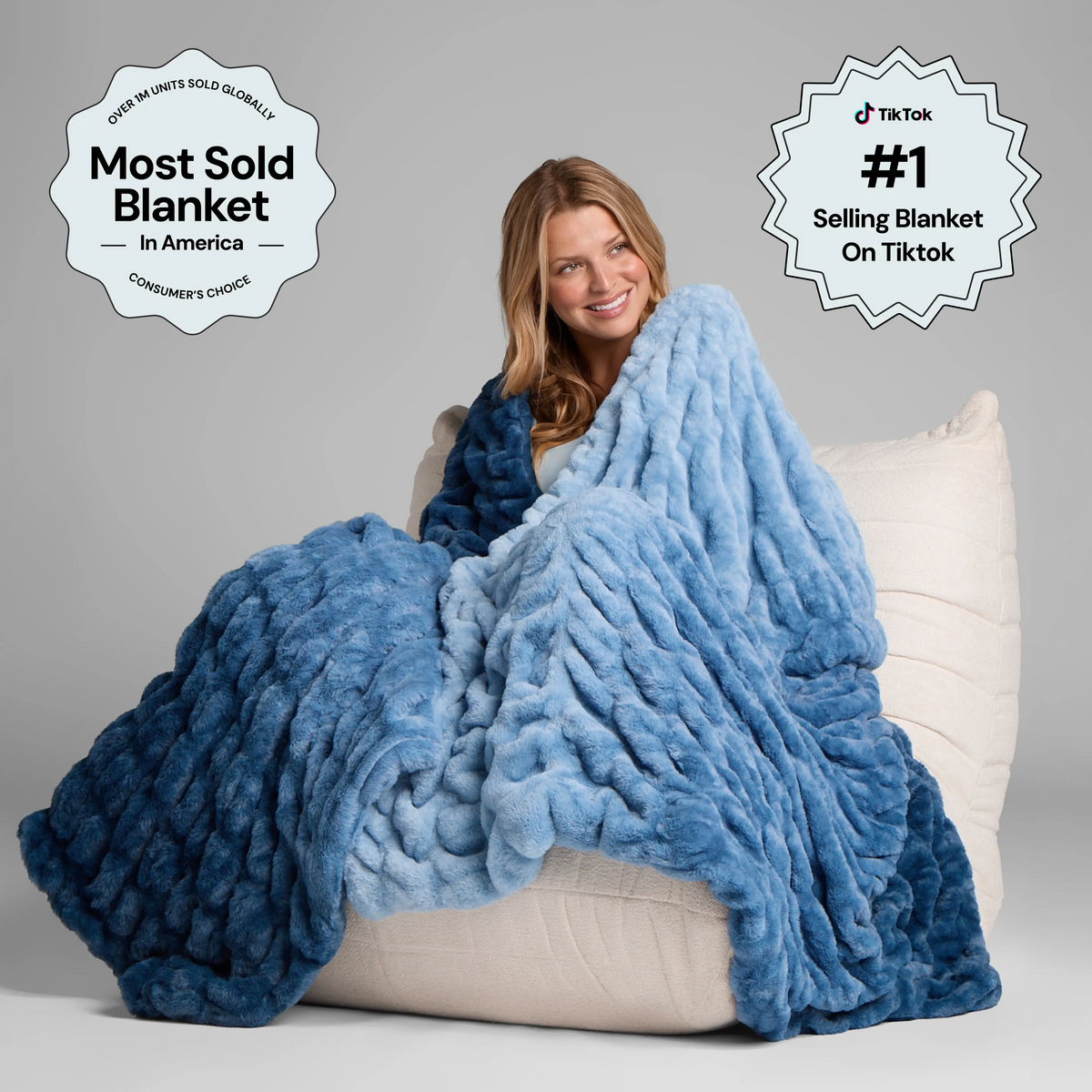 Oversized Cozy Blanket – Ultra-Soft, Warm & Plush Throw for Bed, Sofa & Everyday Comfort