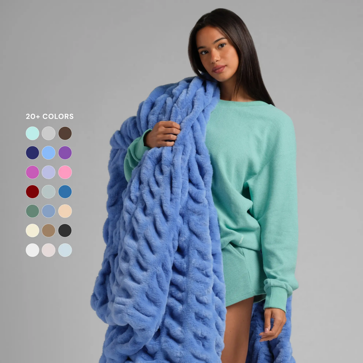 Oversized Cozy Blanket – Ultra-Soft, Warm & Plush Throw for Bed, Sofa & Everyday Comfort